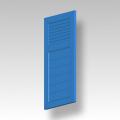 Klappfensterladen ACORIT BL 50 P100 (mit beweglichen Lamellen und kombinierter Lamellen-Paneelfüllung) 