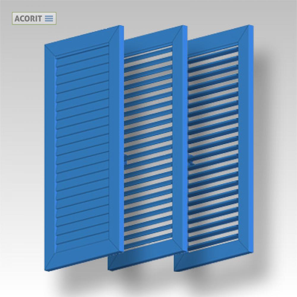 Klappfensterladen ACORIT BL 50 (mit beweglicher Lamellenfüllung)